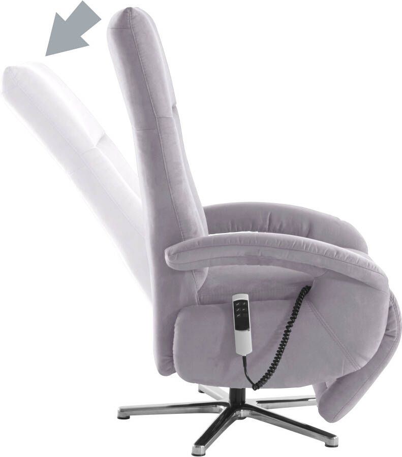 Sit&more Relaxfauteuil Tycoon met verstelbare hoofdsteun en 360° draaifunctie keuze tussen handmatige of elektrische functie ook met accu (draadloos) - Foto 3