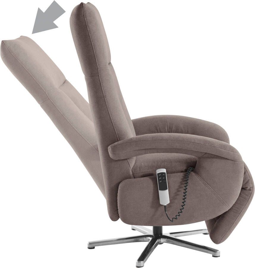 Sit&more Relaxfauteuil Tycoon met verstelbare hoofdsteun en 360° draaifunctie keuze tussen handmatige of elektrische functie ook met accu (draadloos) - Foto 1