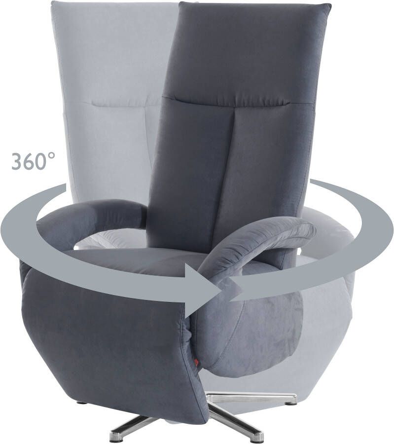 Sit&more Relaxfauteuil Tycoon met verstelbare hoofdsteun en 360° draaifunctie keuze tussen handmatige of elektrische functie ook met accu (draadloos) - Foto 2