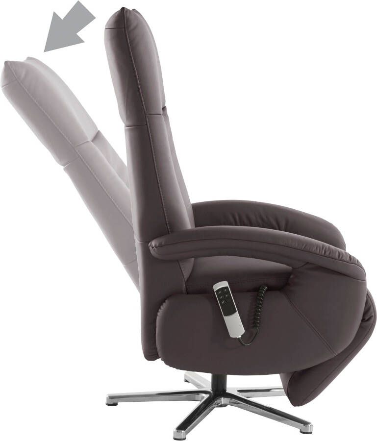 Sit&more Relaxfauteuil Tycoon met verstelbare hoofdsteun en 360° draaifunctie keuze tussen handmatige of elektrische functie ook met accu (draadloos) - Foto 3