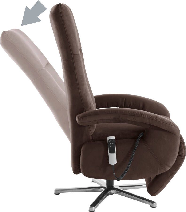 Sit&more Relaxfauteuil Tycoon met verstelbare hoofdsteun en 360° draaifunctie keuze tussen handmatige of elektrische functie ook met accu (draadloos) - Foto 3
