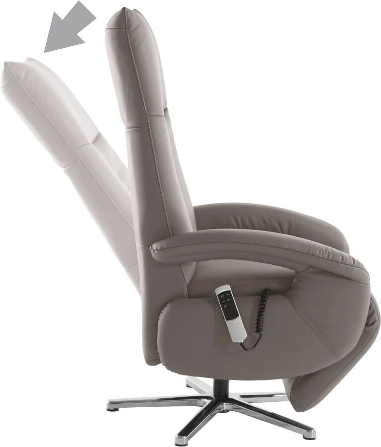 Sit&more Relaxfauteuil Tycoon met verstelbare hoofdsteun en 360° draaifunctie keuze tussen handmatige of elektrische functie ook met accu (draadloos) - Foto 3
