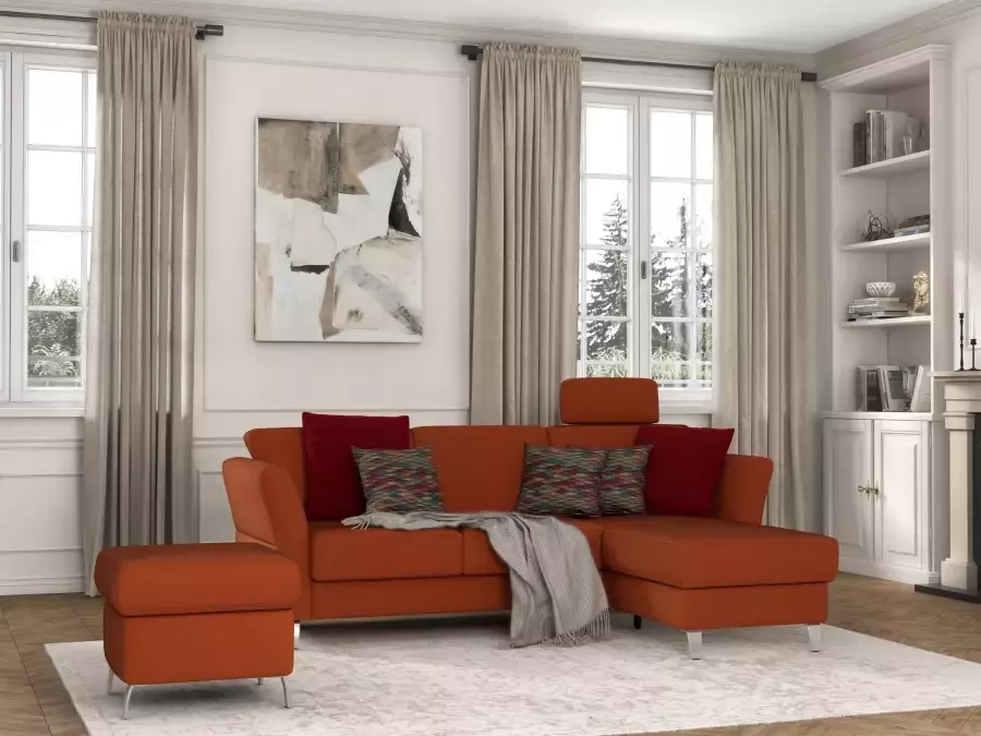 sit&more Hocker met bergruimte Visby V ook te bestellen met de bijzonder eenvoudig met water te reinigen "soft clean"-overtrekstof