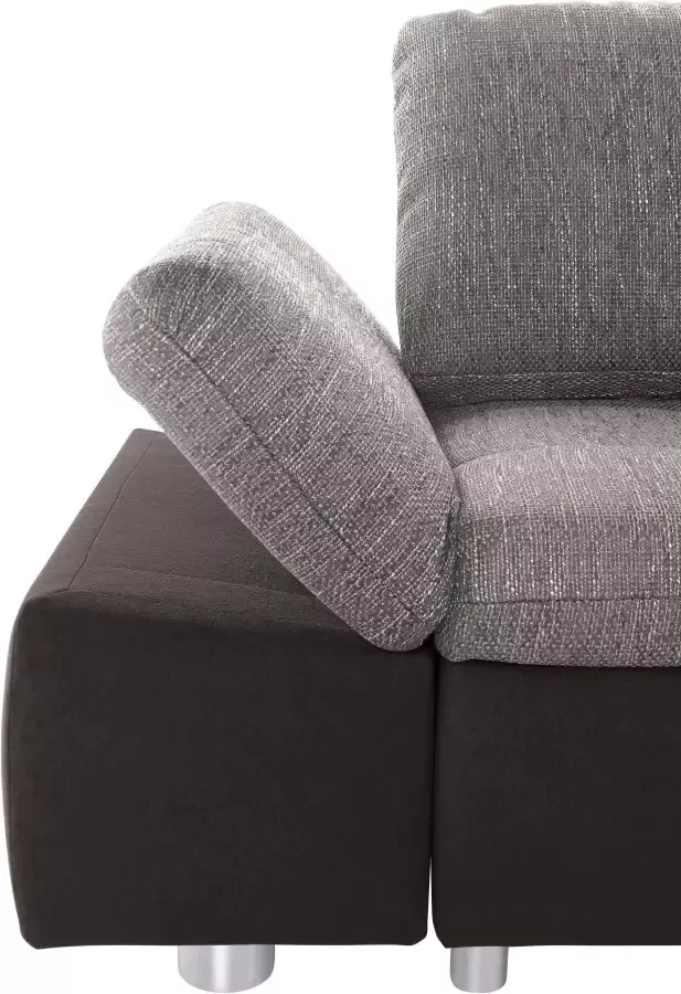 sit&more Hoekbank Fabona naar keuze met slaapfunctie bedkist beweegbare armleuning