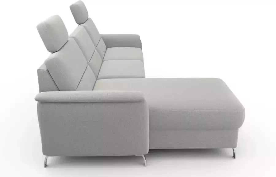 Sit&more Hoekbank Palmera L-vorm B: 244 cm optioneel bedfunctie & bedlade veerkern - Foto 3