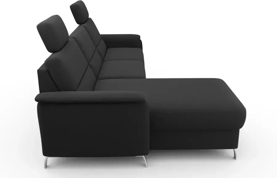 Sit&more Hoekbank Palmera L-vorm B: 244 cm optioneel bedfunctie & bedlade veerkern - Foto 2