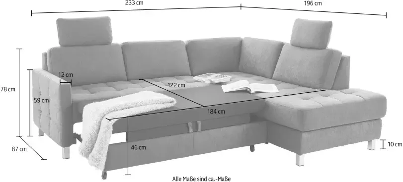 Sit&more Hoekbank Pablo L-vorm optioneel met slaapfunctie - Foto 12