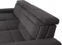Sit&more Hoekbank Poothoogte 15 cm inclusief zitdiepteverstelling en verstelbare hoofdsteun naar keuze in 2 verschillende pootkleuren - Thumbnail 4