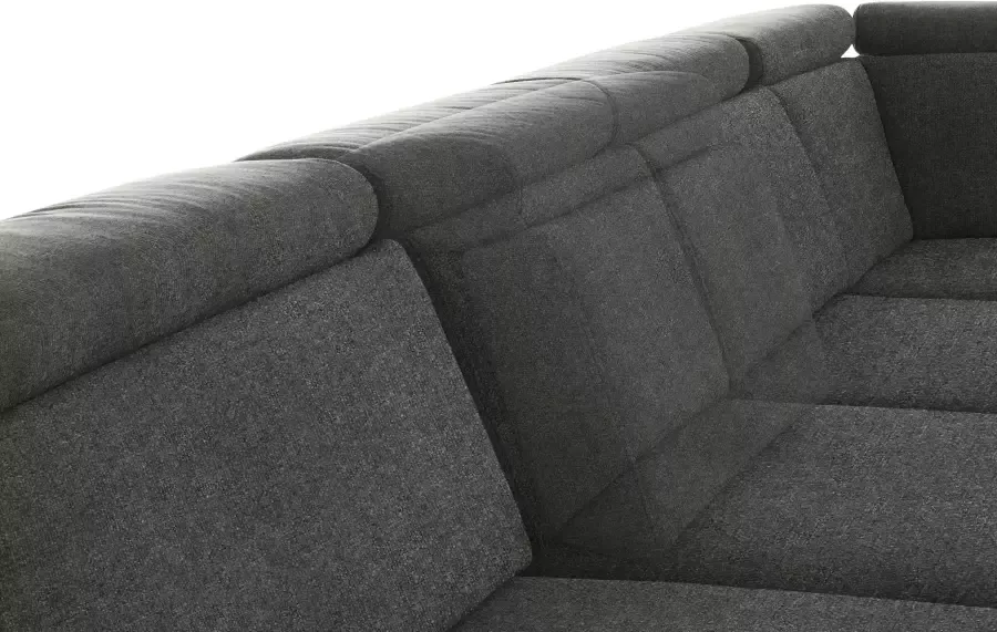 sit&more Zithoek Poothoogte 12 cm inclusief verstelbare zitdiepte armleuningen en hoofdeind