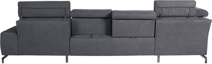 Sit&more Zithoek Gizeh U-vorm 12 cm poothoogte inclusief zitdiepteverstelling en verstelbare hoofdsteun - Foto 11