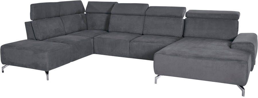 Sit&more Zithoek Gizeh U-vorm 12 cm poothoogte inclusief zitdiepteverstelling en verstelbare hoofdsteun - Foto 9