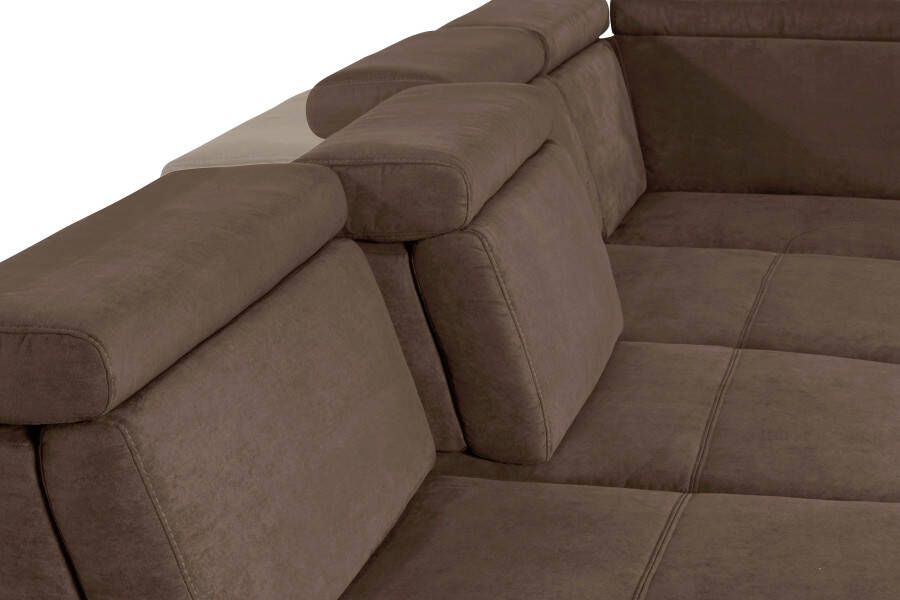 Sit&more Zithoek Gizeh U-vorm 12 cm poothoogte inclusief zitdiepteverstelling en verstelbare hoofdsteun - Foto 5