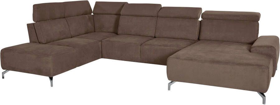 Sit&more Zithoek Gizeh U-vorm 12 cm poothoogte inclusief zitdiepteverstelling en verstelbare hoofdsteun - Foto 8