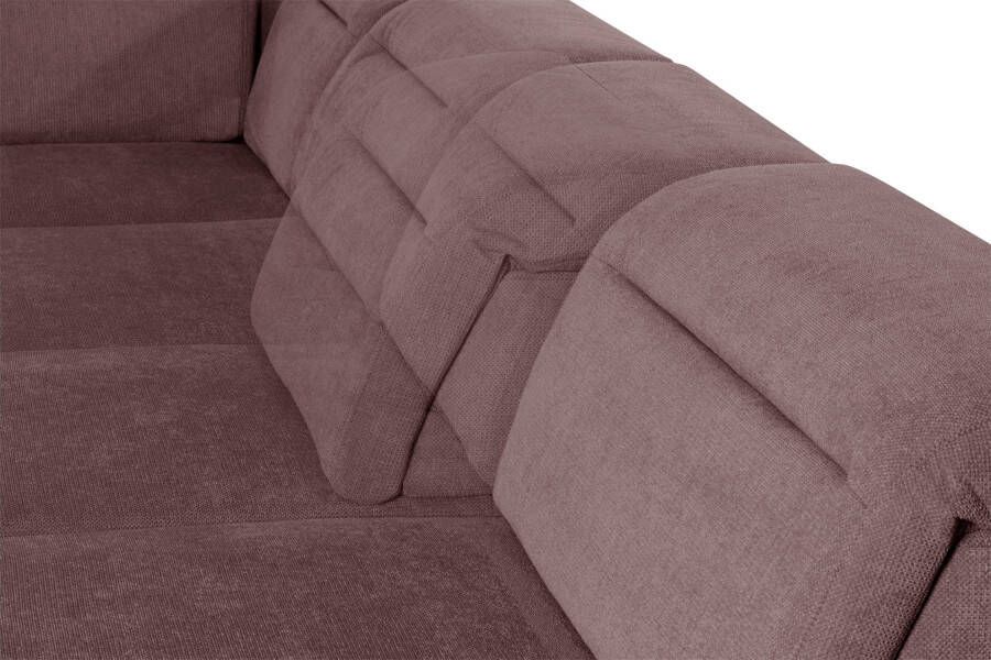 Sit&more Zithoek Percy U-vorm 12 cm poothoogte zitdiepteverstelling naar keuze in 2 pootkleuren - Foto 3