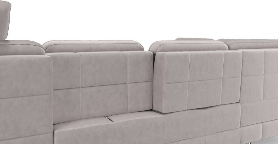 Sit&more Zithoek Bendigo U-vorm inclusief zitdiepteverstelling bodemvrijheid 12 cm in 2 pootkleuren - Foto 11