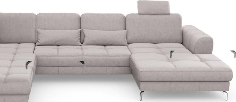 Sit&more Zithoek Bendigo U-vorm inclusief zitdiepteverstelling bodemvrijheid 12 cm in 2 pootkleuren - Foto 14