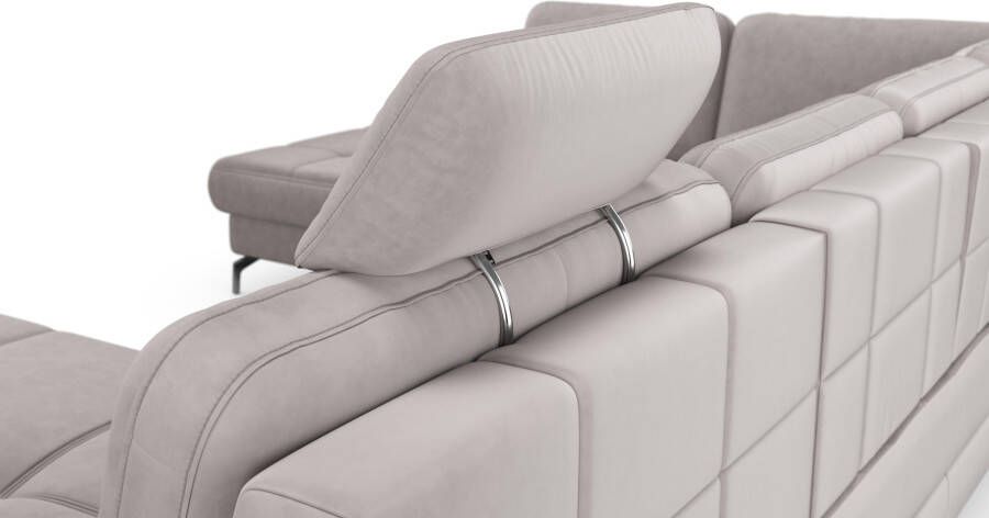 Sit&more Zithoek Bendigo U-vorm inclusief zitdiepteverstelling bodemvrijheid 12 cm in 2 pootkleuren - Foto 9