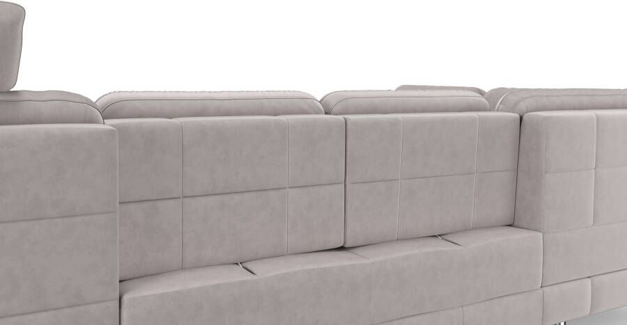 Sit&more Zithoek Bendigo U-vorm inclusief zitdiepteverstelling bodemvrijheid 12 cm in 2 pootkleuren - Foto 10