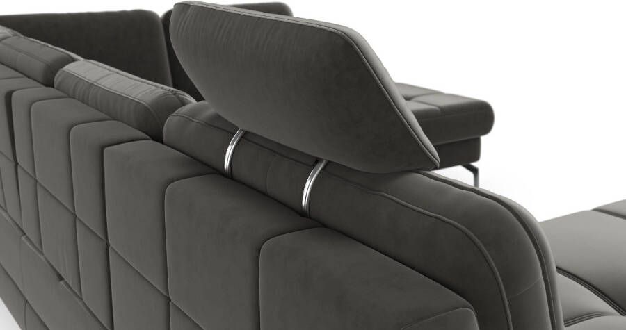 Sit&more Zithoek Bendigo U-vorm inclusief zitdiepteverstelling bodemvrijheid 15 cm in 2 pootkleuren - Foto 9