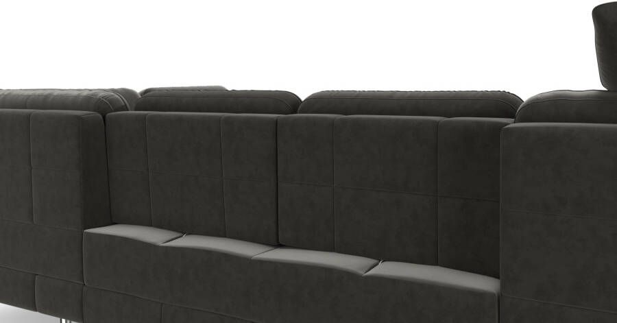 Sit&more Zithoek Bendigo U-vorm inclusief zitdiepteverstelling bodemvrijheid 15 cm in 2 pootkleuren - Foto 10