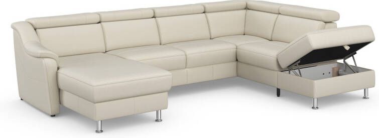 Sit&more Zithoek Freetown U-model Verstelbare hoofdsteun en binnenvering naar keuze met slaapfunctie - Foto 12