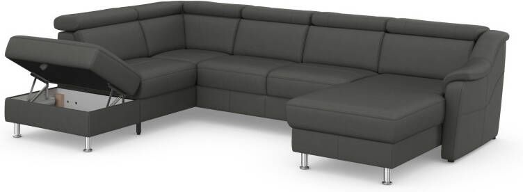 Sit&more Zithoek Freetown U-model Verstelbare hoofdsteun en binnenvering naar keuze met slaapfunctie - Foto 12