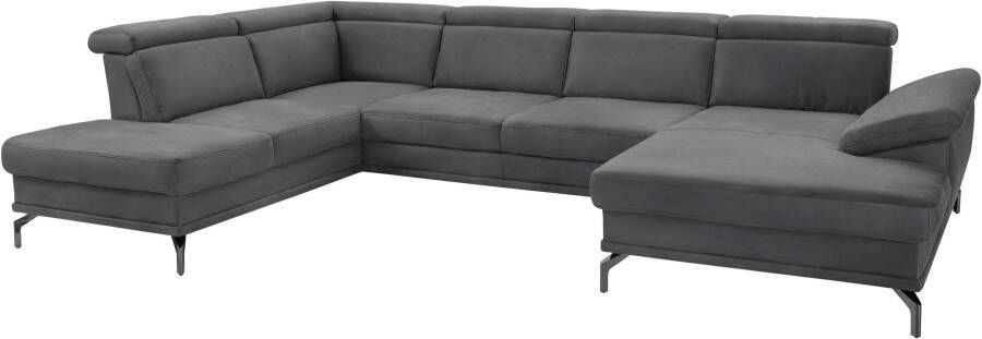 Sit&more Zithoek Scorpio U-vorm inclusief zitdiepteverstelling met verstelbare hoofdsteun en armleuning - Foto 5