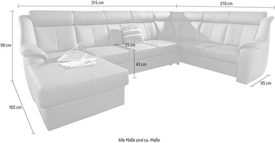 Sit&more Zithoek Basel U-vorm optioneel met relaxfunctie - Foto 4