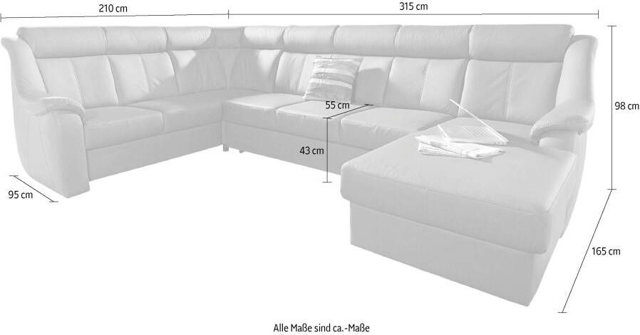 Sit&more Zithoek Basel U-vorm optioneel met relaxfunctie - Foto 3