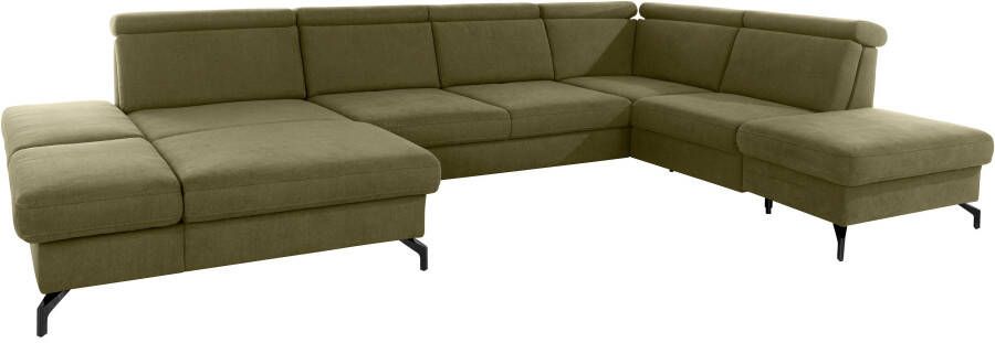 Sit&more Zithoek Brisbane U-vorm Poothoogte 12 cm inclusief verstelbare zitdiepte armleuningen en hoofdeind - Foto 11