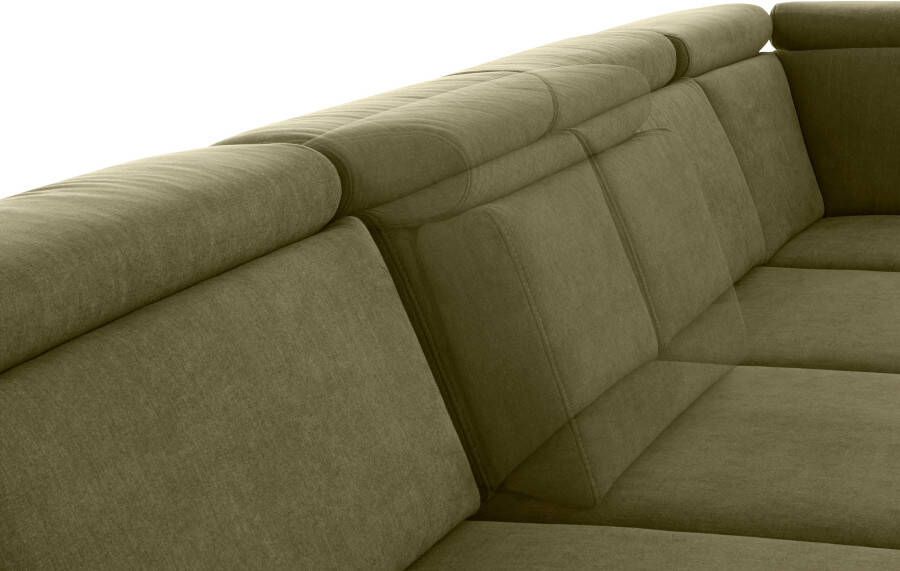 Sit&more Zithoek Brisbane U-vorm Poothoogte 12 cm inclusief verstelbare zitdiepte armleuningen en hoofdeind - Foto 5