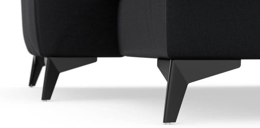 Sit&more Zithoek Sinatra U-vorm optioneel met verstelbare hoofdsteun en armleuning metalen poten - Foto 3