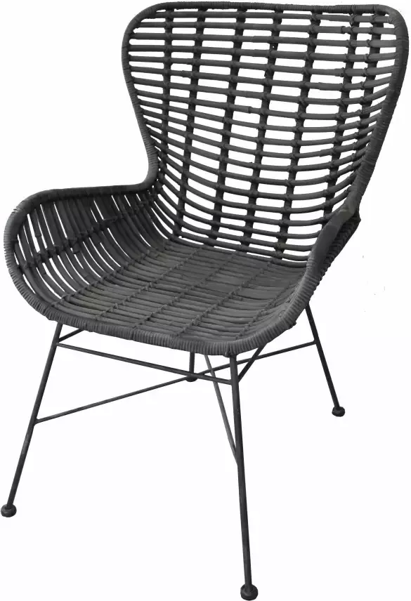 SIT Fauteuil &Chairs met gebogen armleuningen in zwart of ecru shabby chic - Foto 1