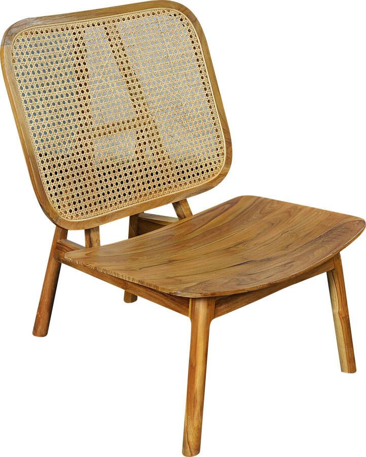 SIT Rotanstoel met weens vlechtwerk moderne lounge chair geschikt voor alle kamers - Foto 3