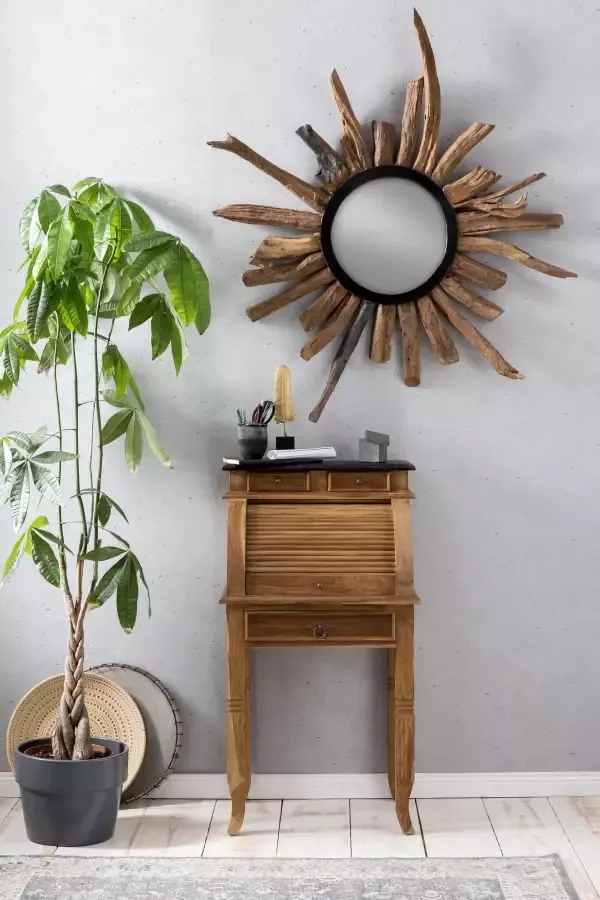 SIT Spiegel Romanteaka van gerecycled gebruikt hout teak shabby chic vintage - Foto 5
