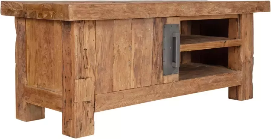 SIT Tv-meubel Coral van gerecyclede teak-gebruikt hout breedte 130 cm - Foto 2
