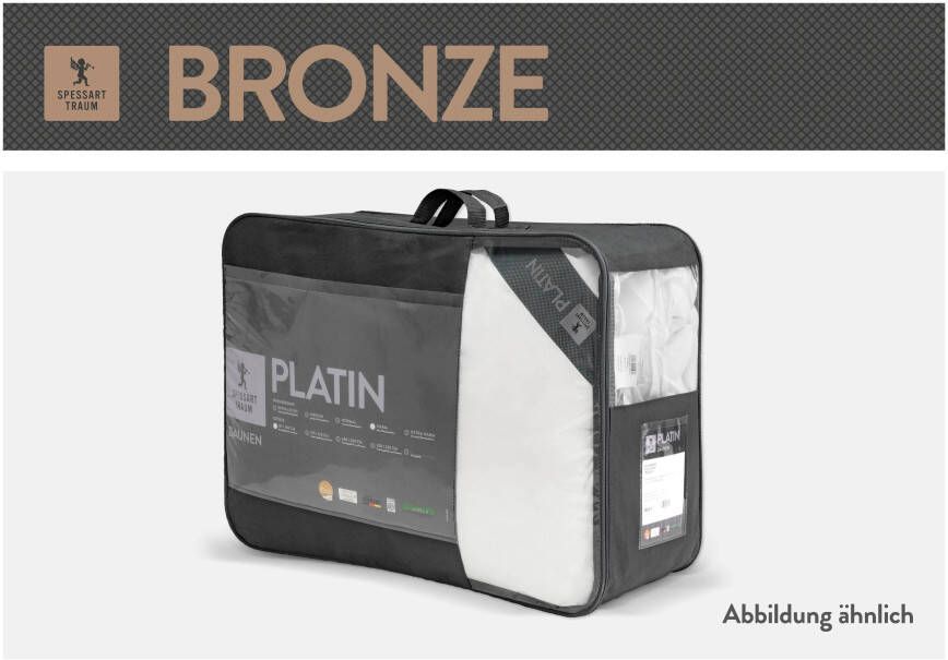 SPESSARTTRAUM Katoenen dekbed Brons geproduceerd in duitsland geschikt voor mensen met allergieën Normaal - Foto 6