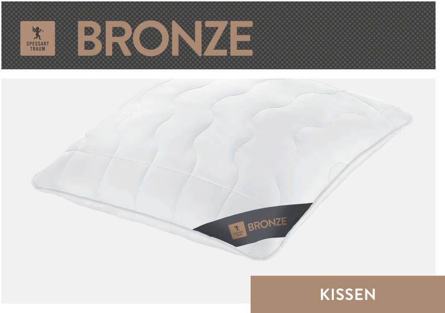 SPESSARTTRAUM Katoenen kussen Brons geproduceerd in duitsland geschikt voor mensen met allergieën - Foto 4