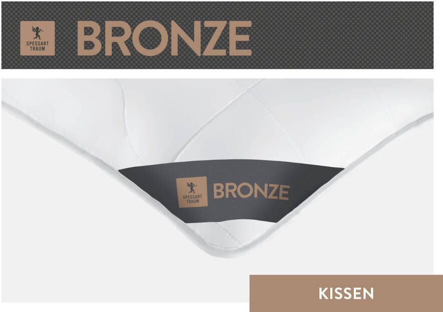 SPESSARTTRAUM Katoenen kussen Brons geproduceerd in duitsland geschikt voor mensen met allergieën - Foto 2