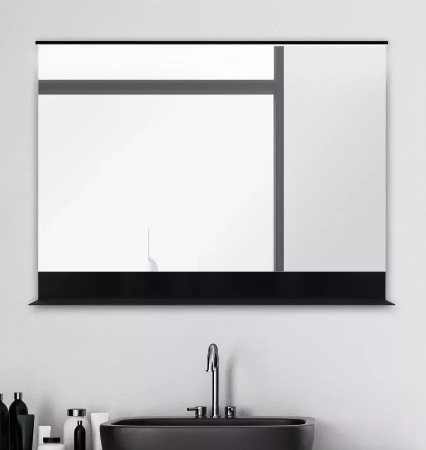 Talos Badspiegel Black HOME Bxh: 80x60 cm energiebesparend (complete set) - Foto 6
