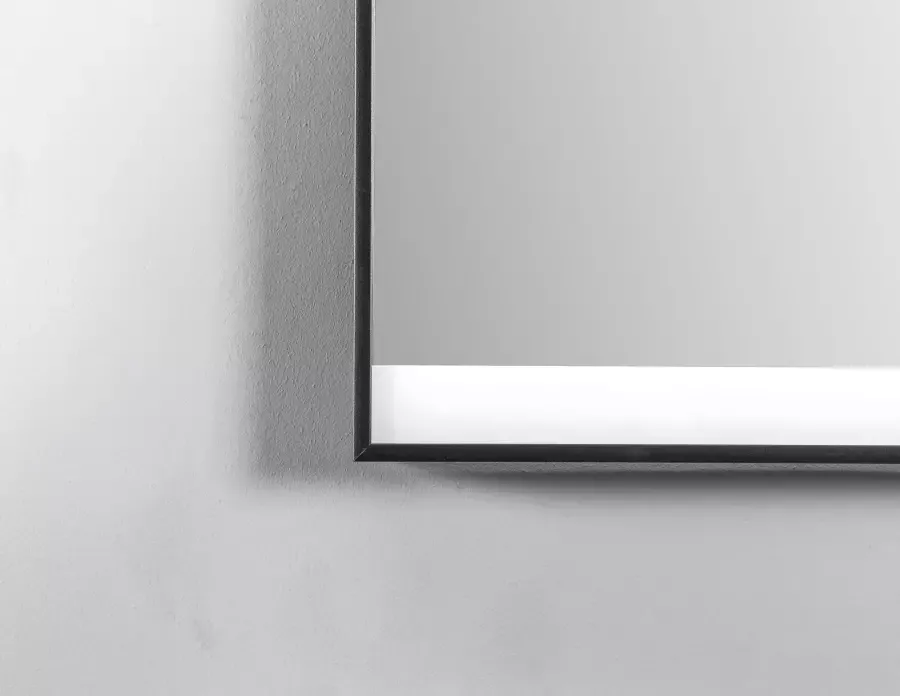 Talos Badspiegel Black SHINE Bxh: 80x60 cm energiebesparend (complete set) - Foto 4