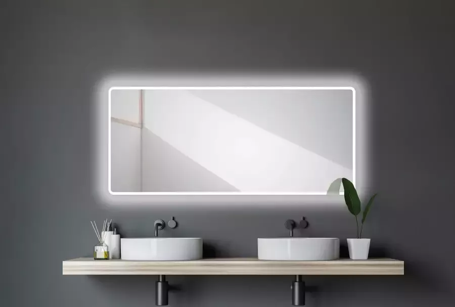 Talos Badspiegel Moon 160 x 70 cm design lichtspiegel - Foto 4
