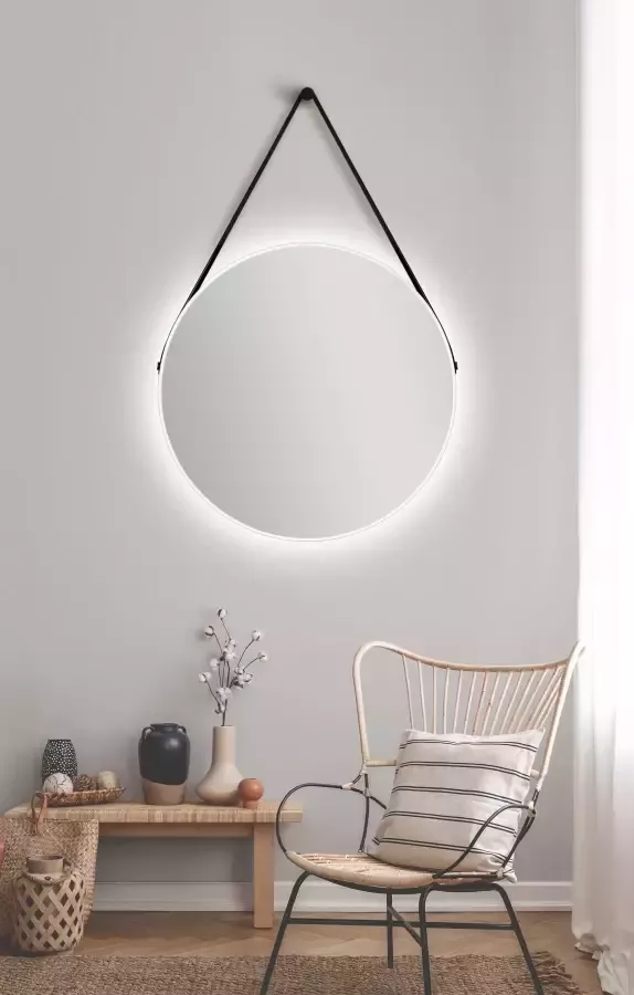 Talos Led-lichtspiegel rond met indirecte ledverlichting mat ø 80 cm - Foto 8