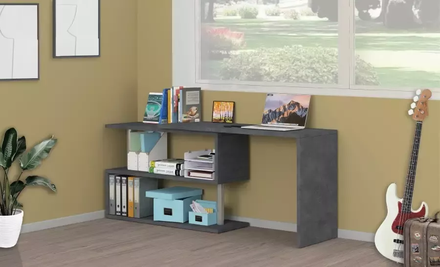 INOSIGN Bureau Volta Made in Italy multifunctioneel als computertafel hoekbureau of sideboard - Foto 15