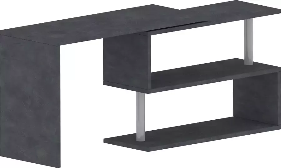 INOSIGN Bureau Volta Made in Italy multifunctioneel als computertafel hoekbureau of sideboard - Foto 16