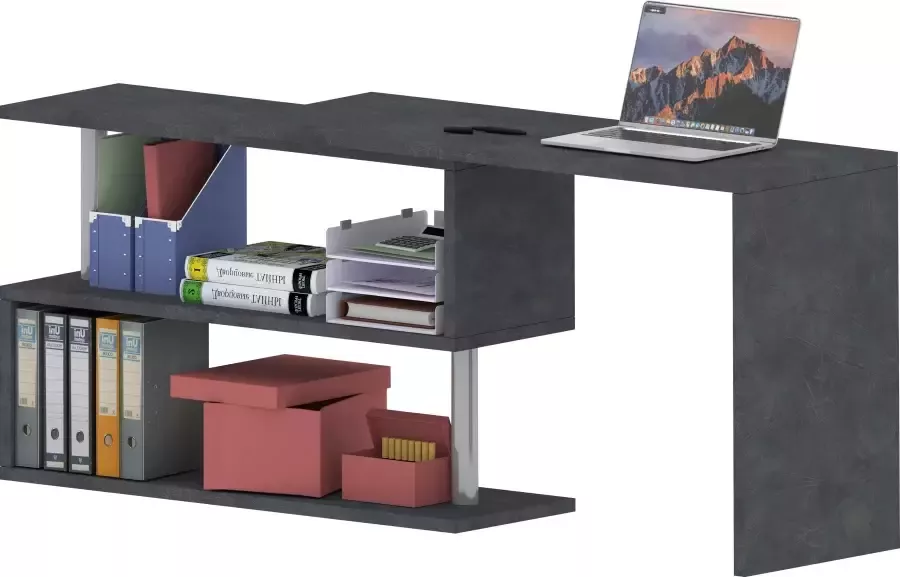 INOSIGN Bureau Volta Made in Italy multifunctioneel als computertafel hoekbureau of sideboard - Foto 11