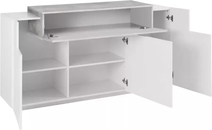 INOSIGN Dressoir Coro Kommode Schrank Kredenz grifflos mit Einlegeböden Breedte ca. 160 cm - Foto 3