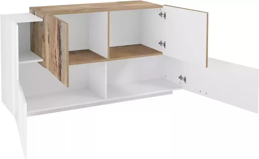 INOSIGN Dressoir Coro Kommode Schrank Kredenz grifflos mit Einlegeböden Breedte ca. 160 cm - Foto 3