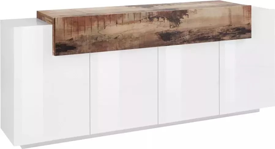 INOSIGN Dressoir Coro Kommode Schrank Kredenz grifflos mit Einlegeböden Breedte ca. 200 cm - Foto 3