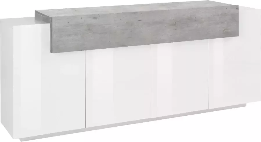 INOSIGN Dressoir Coro Kommode Schrank Kredenz grifflos mit Einlegeböden Breedte ca. 200 cm - Foto 3